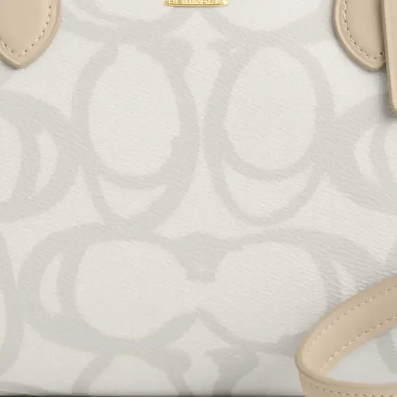 ⭐️Coach NWT Rowan Satchel In Sketch Signature Canvas / Crossbody & Gold Hardware - Picture 4 of 10